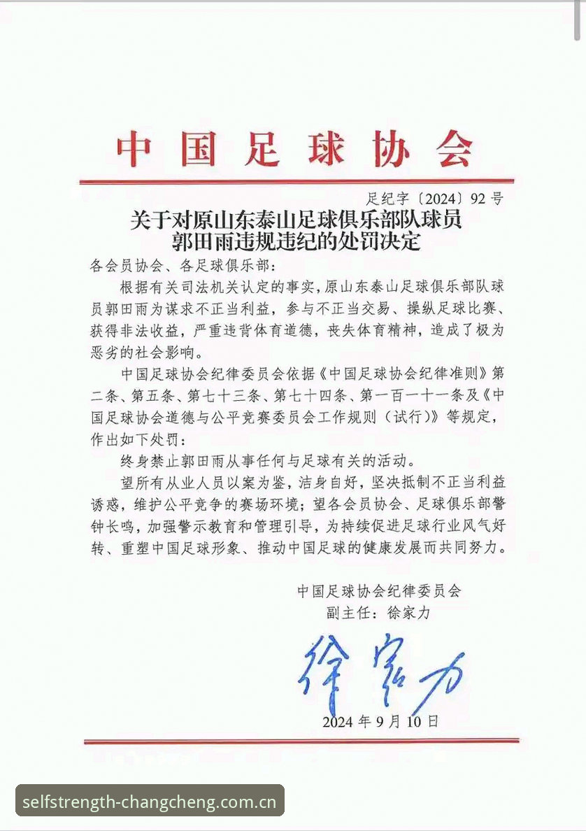 中国足协禁足名单深度分析教程：在长城体育官网入口解读足坛反腐风暴
